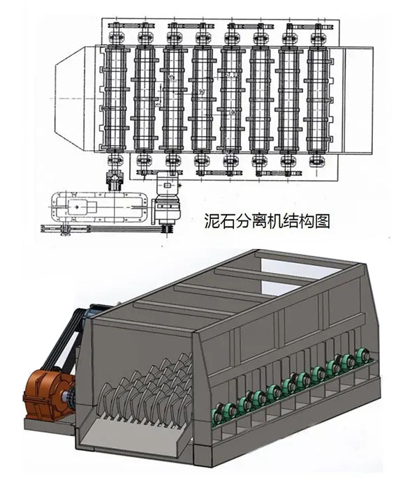 泥石分離機結構圖